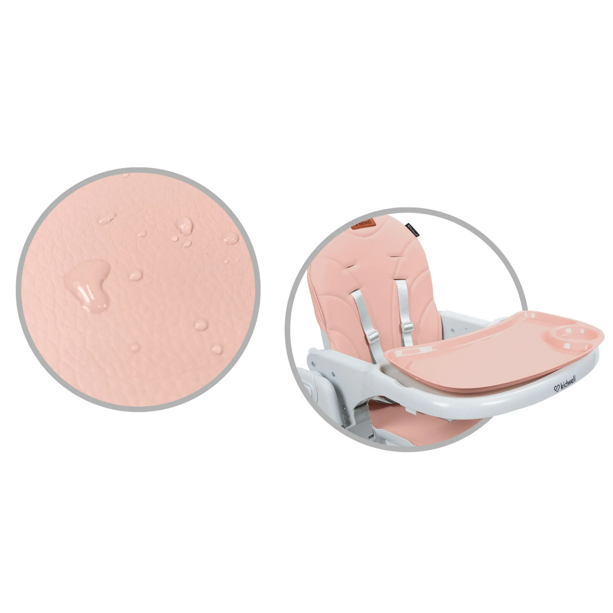 Стульчик для кормления Kidwell Beno pink